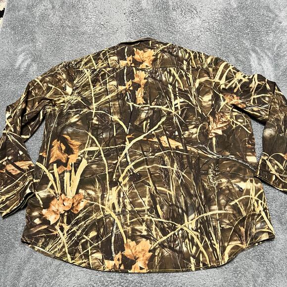 Duck Commander Shirt Mens 3XL Camo Hunting Long Sleeve Button Hunting - Picture 4 of 8